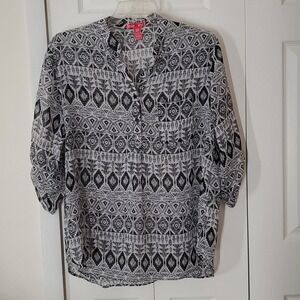 Mix & Co. 100% Polyester Blouse